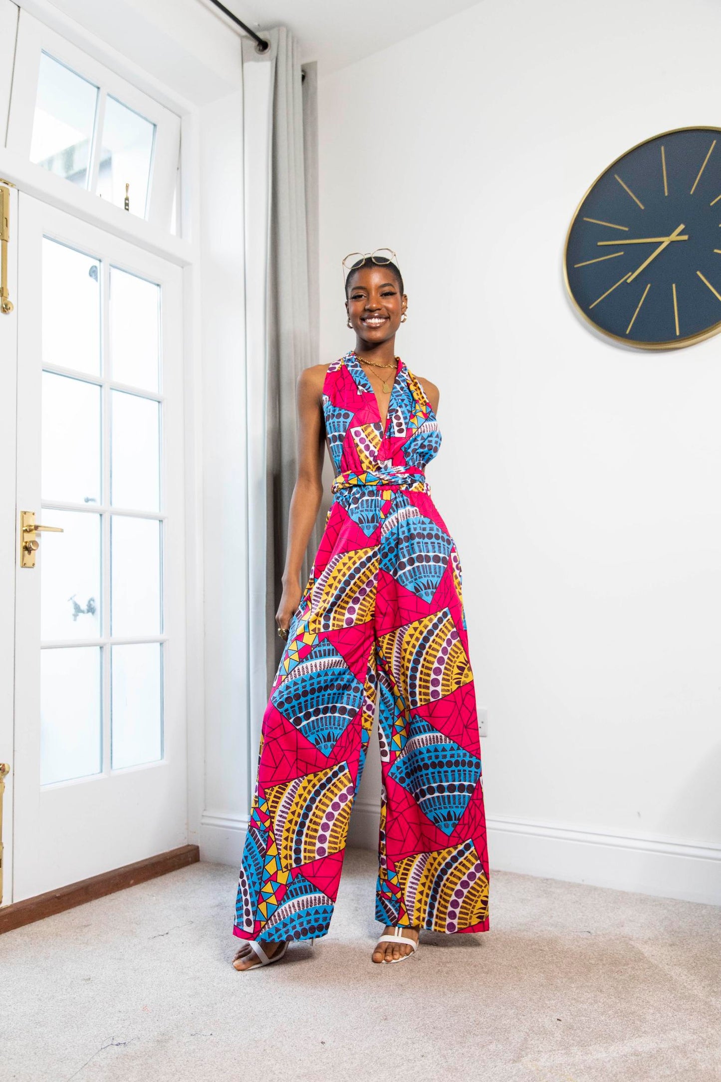 Essa African Print Jumpsuit