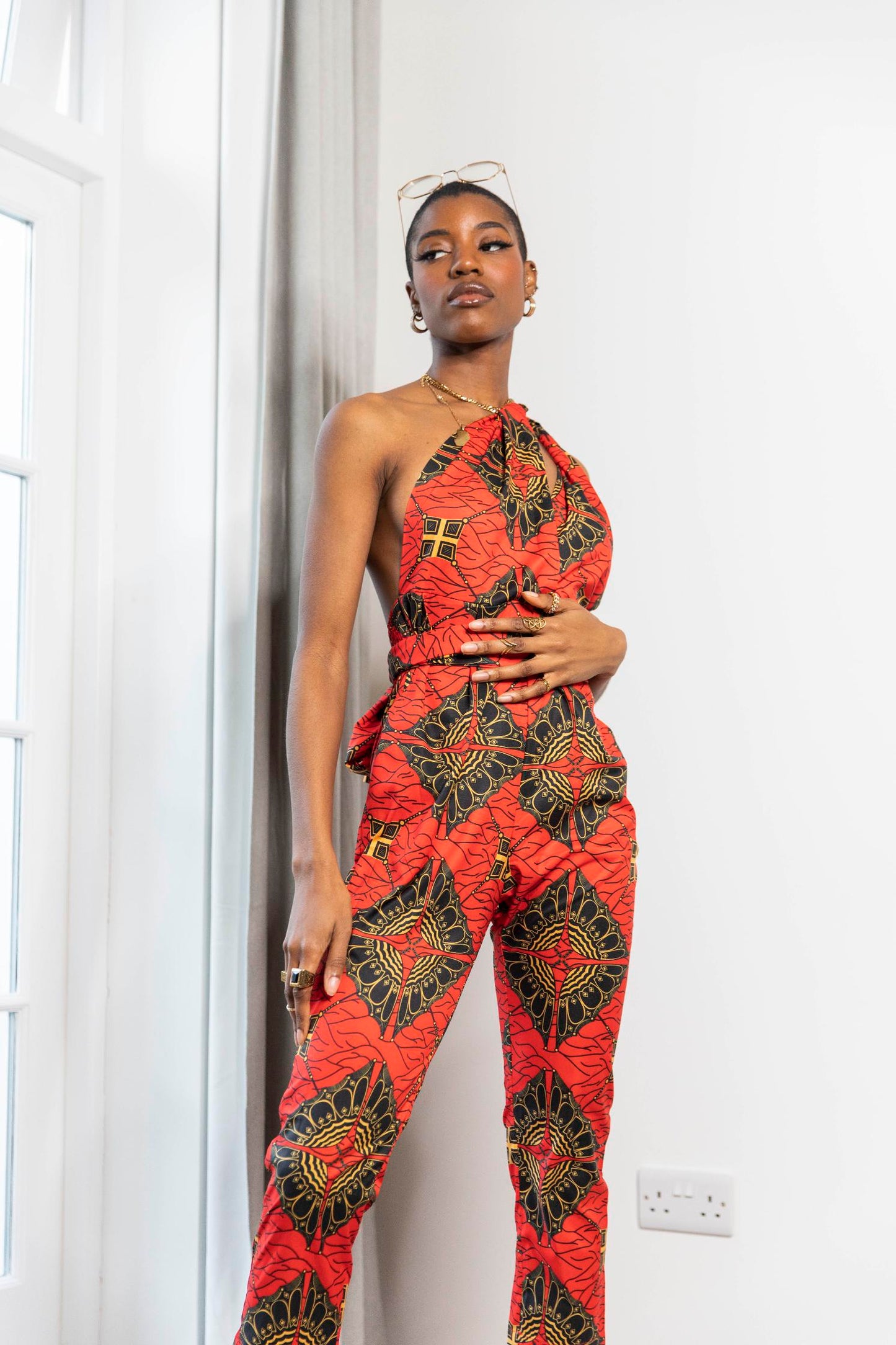 Alexandria African Print Jumpsuit