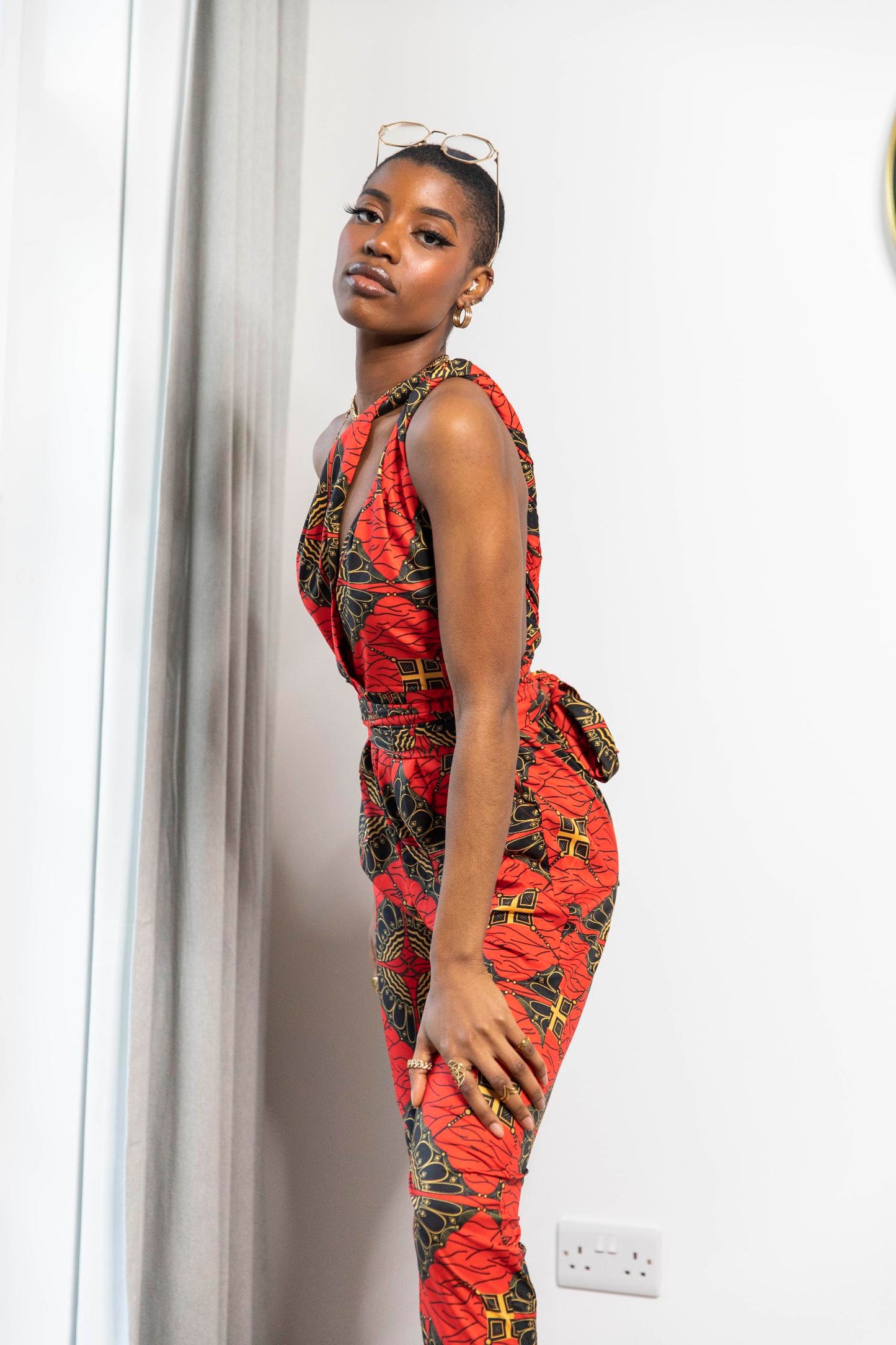 Alexandria African Print Jumpsuit