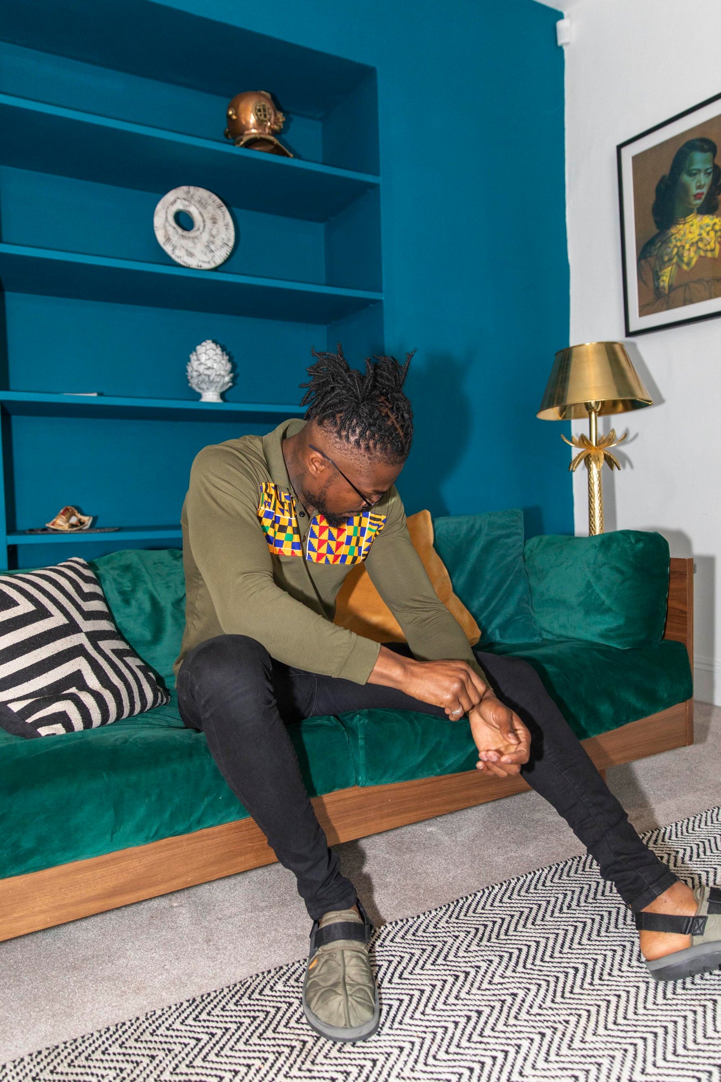 Touba Kente Print Shirt