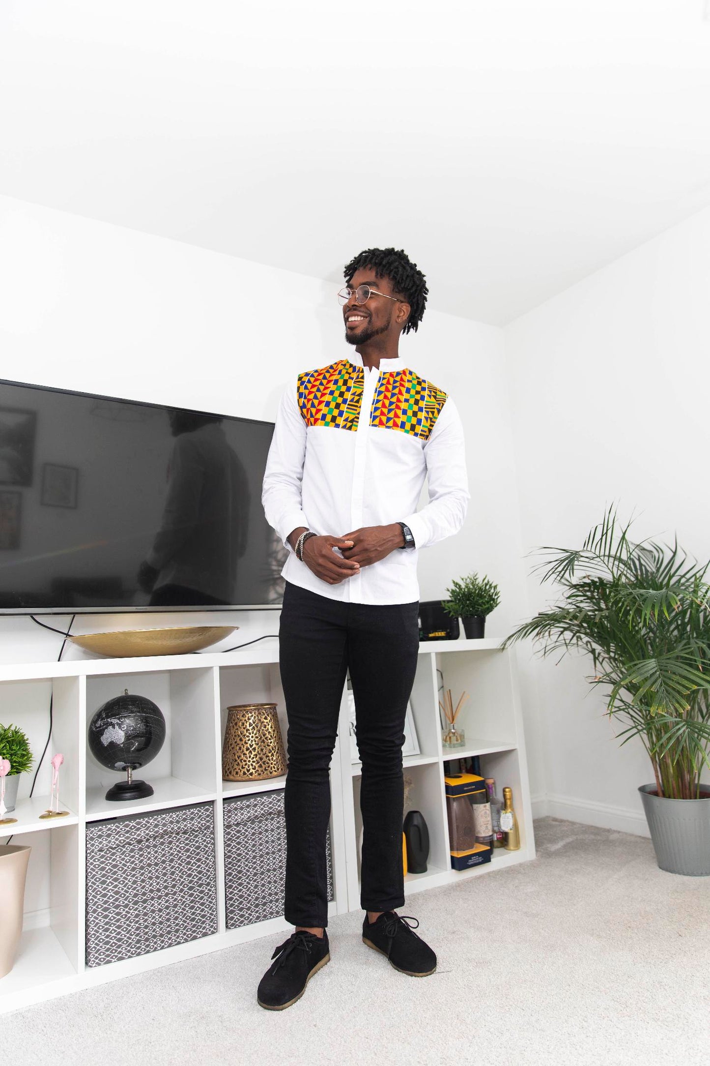 Bouaka Kente Print Shirt
