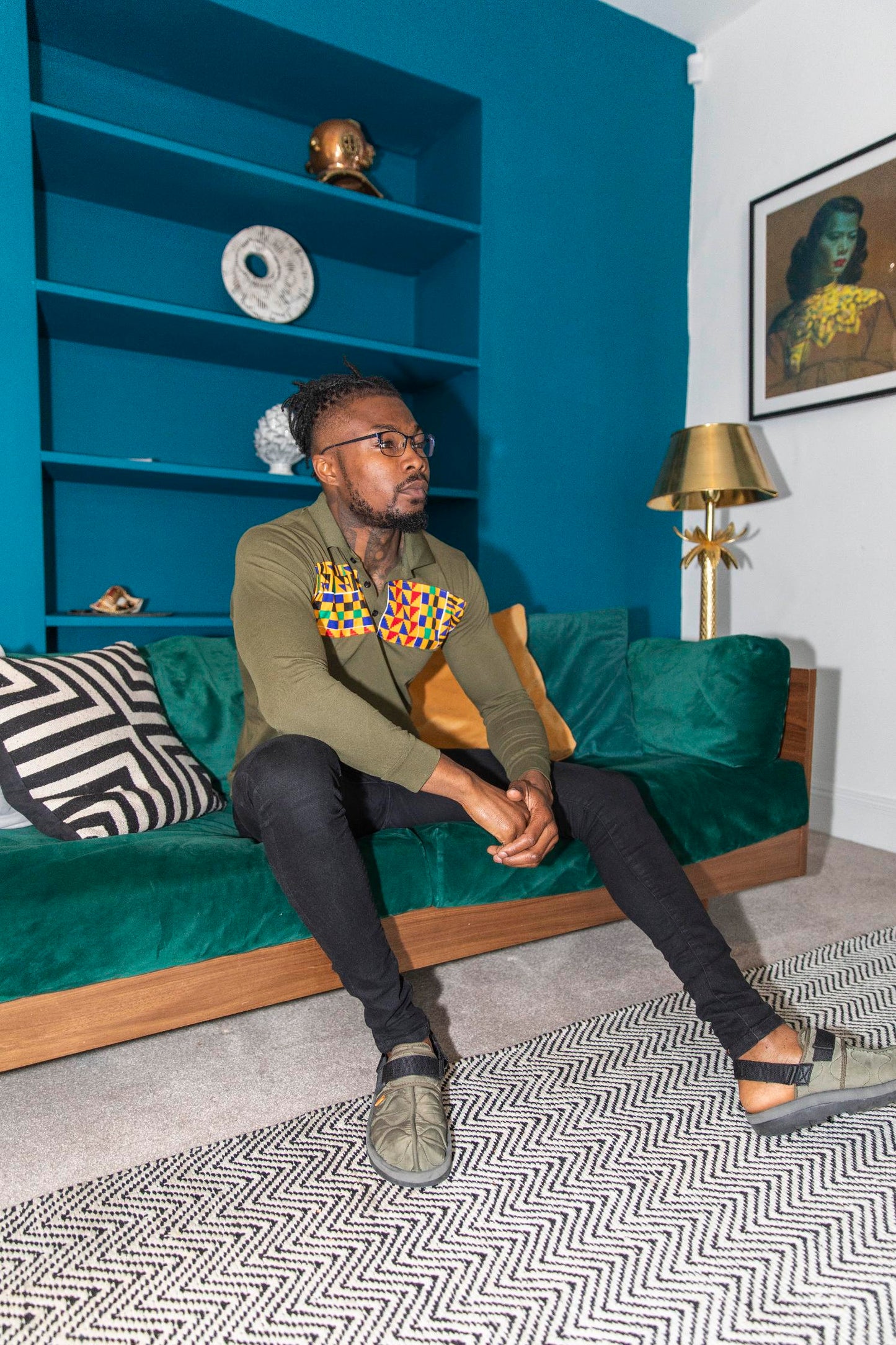 Touba Kente Print Shirt