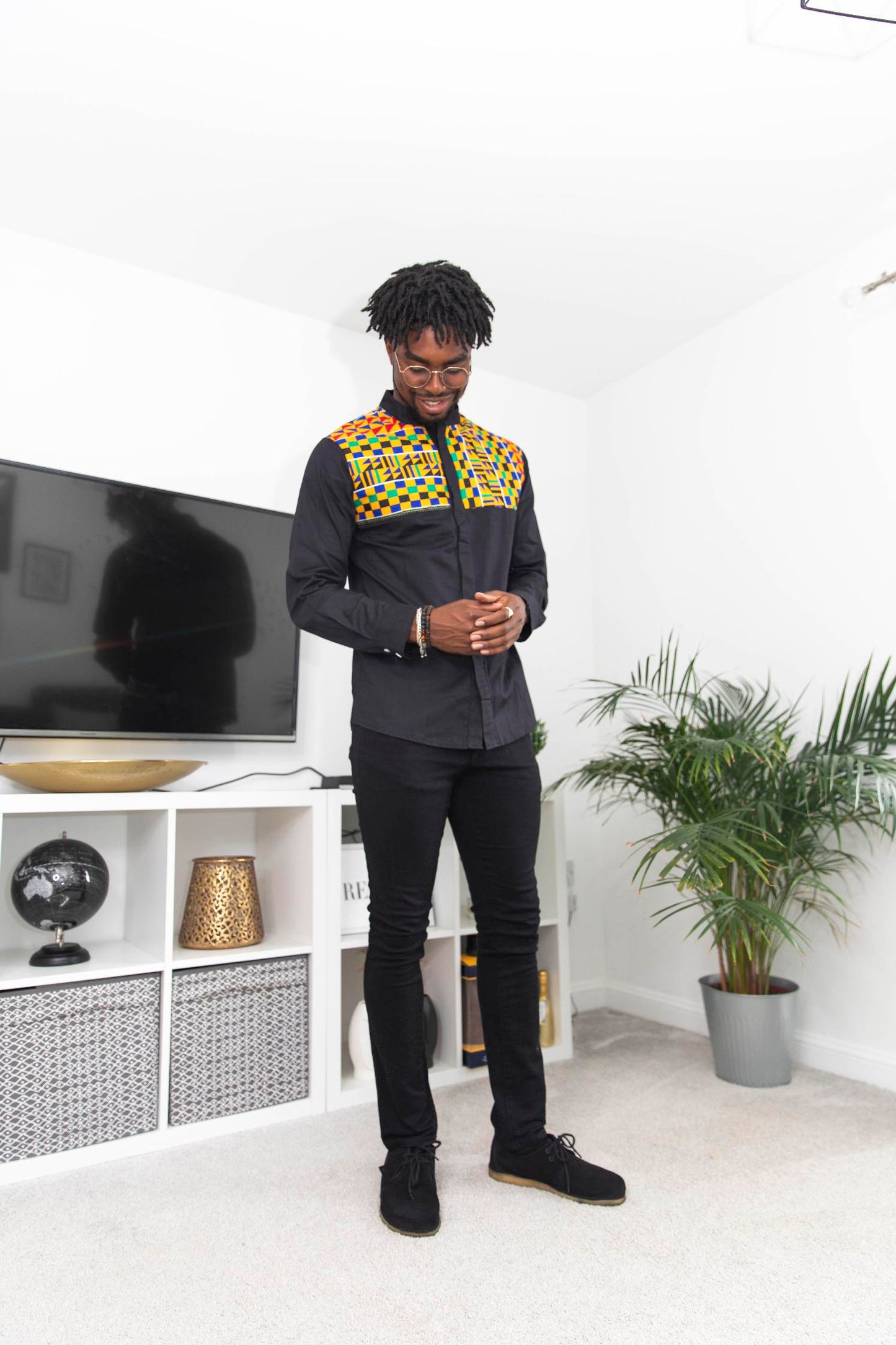 Bouake Kente Print Shirt