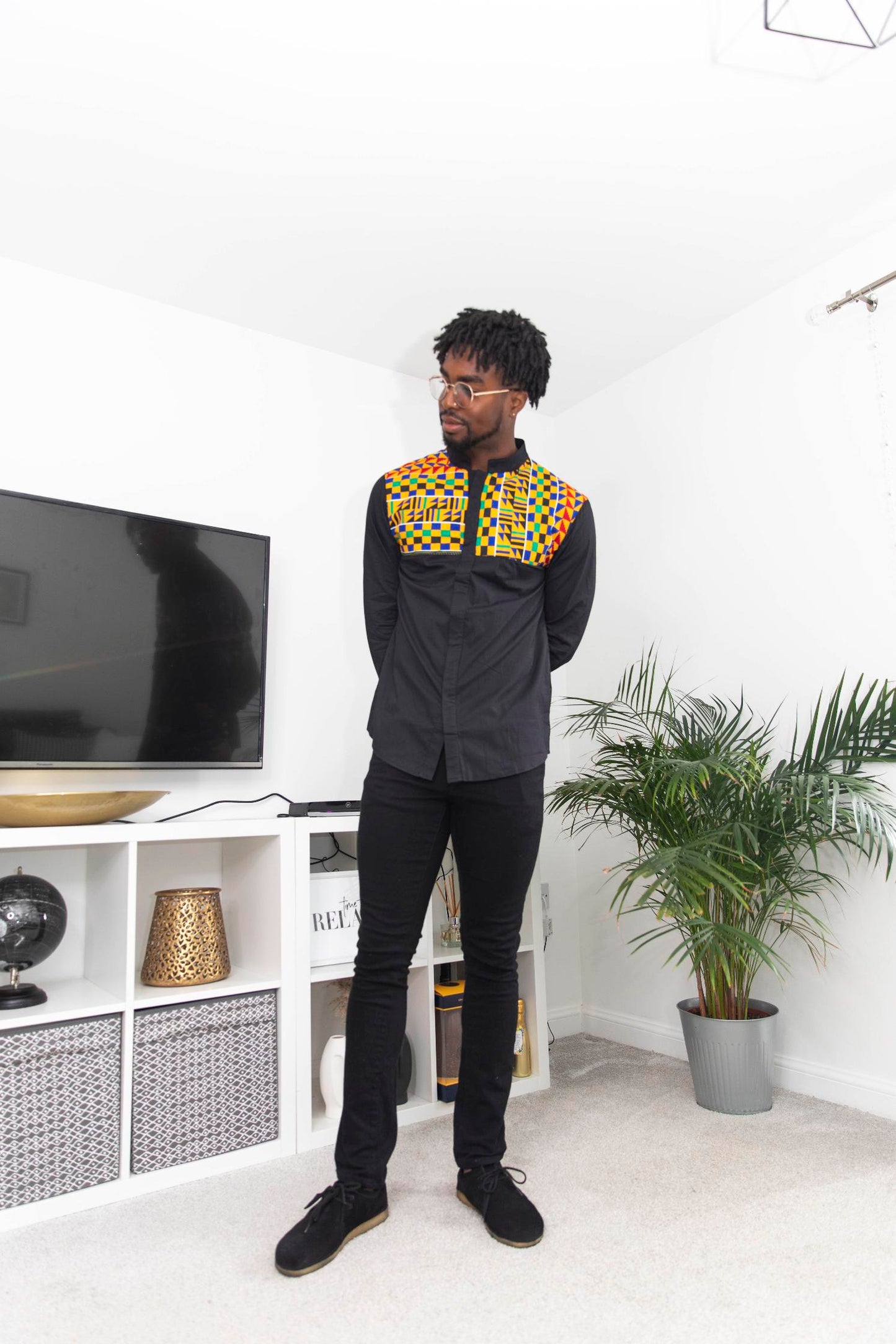 Bouake Kente Print Shirt