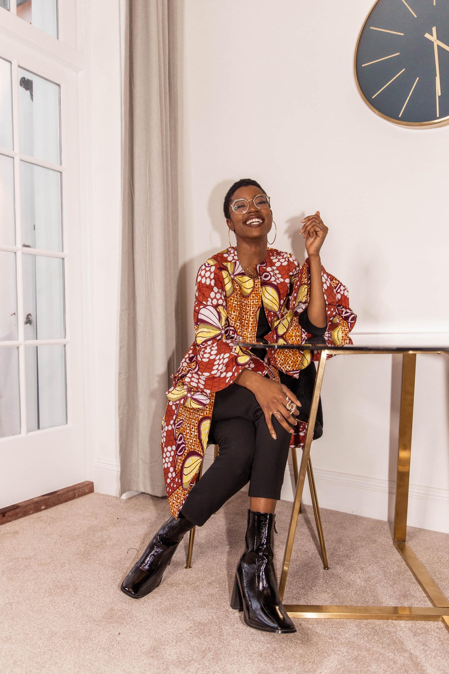 Makhanda African Print Blazer