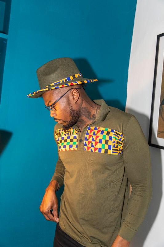 Touba Kente Print Shirt