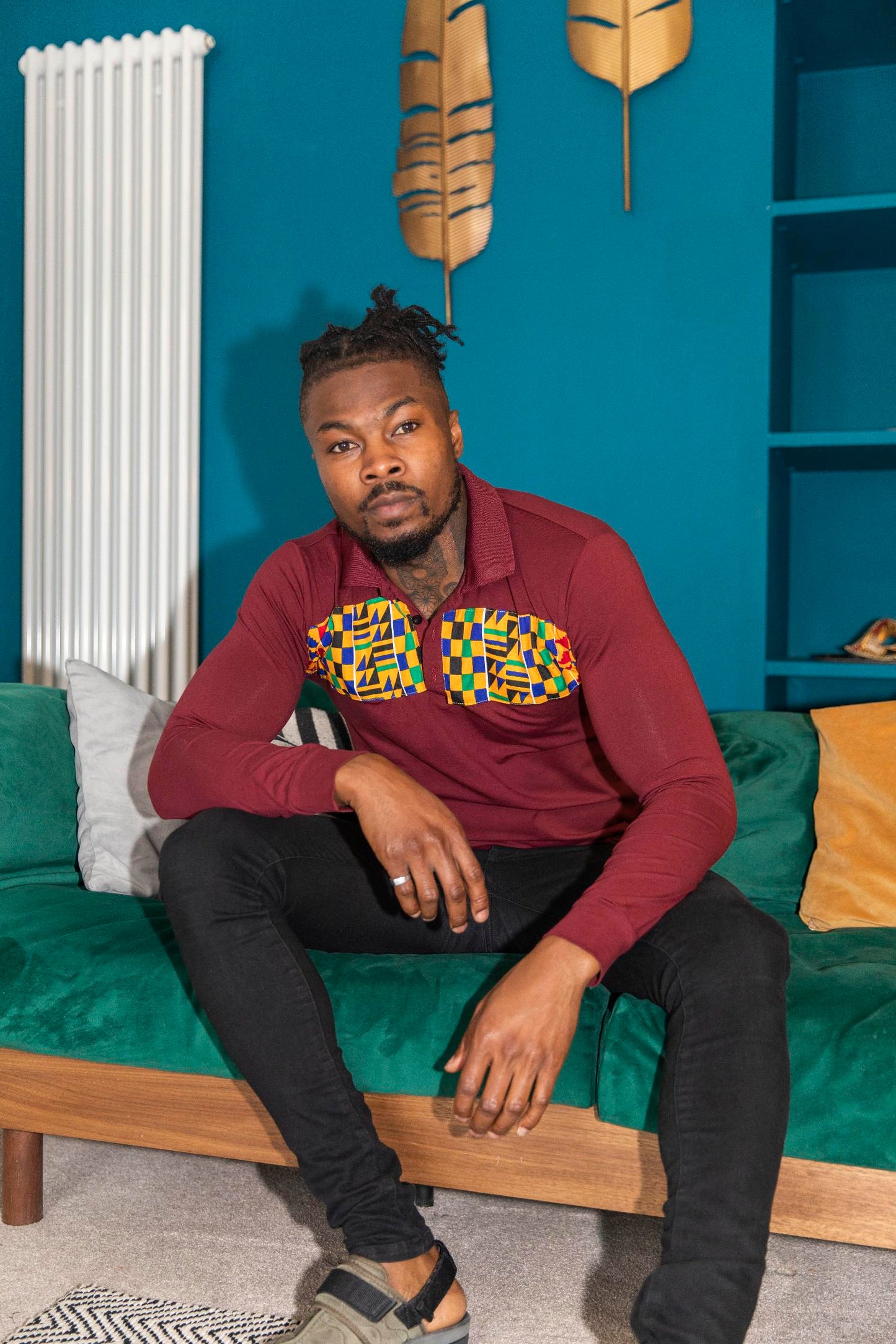 Kumasi Mens African Print Shirt