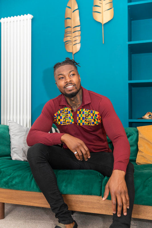 Kumasi Mens African Print Shirt
