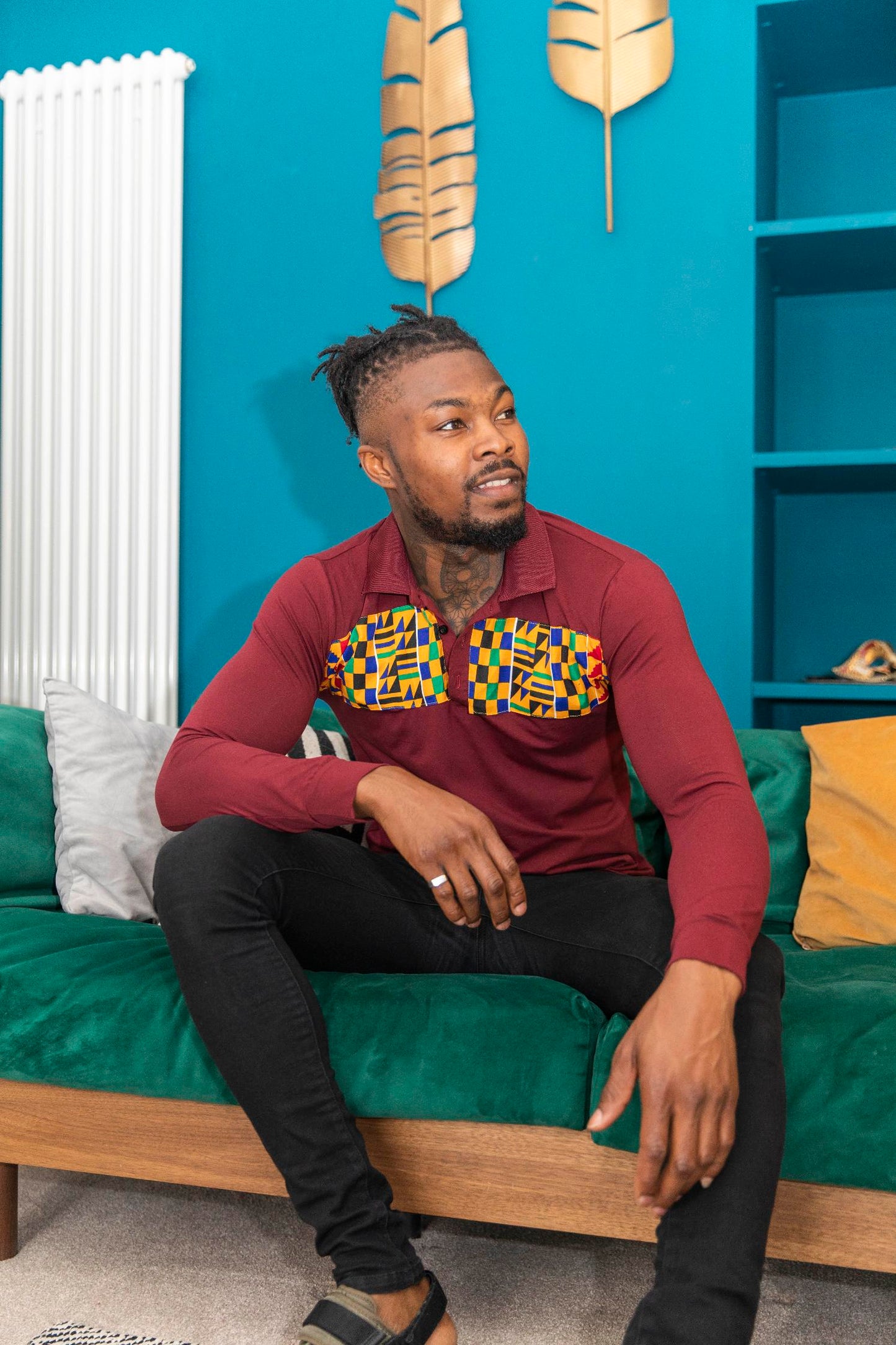 Kumasi Mens African Print Shirt