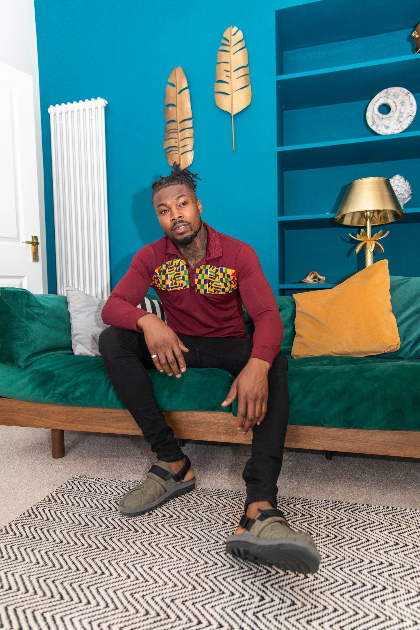 Kumasi Mens African Print Shirt