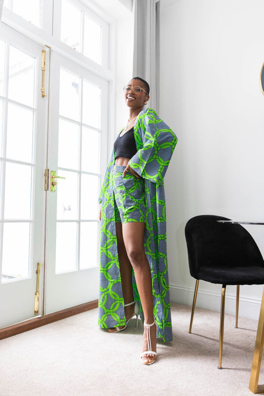 Tembiso African Print Kaftan