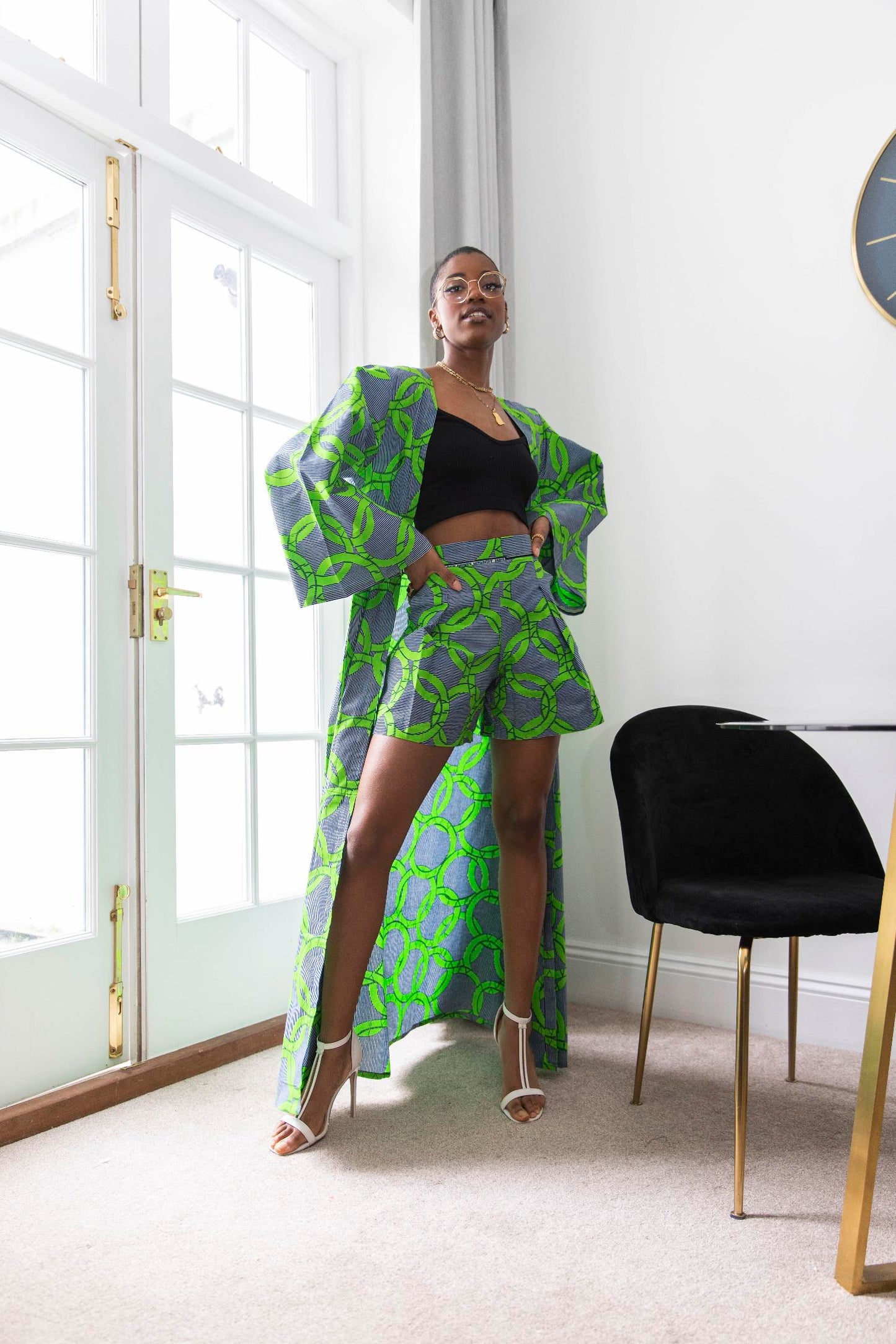 Tembiso African Print Kaftan