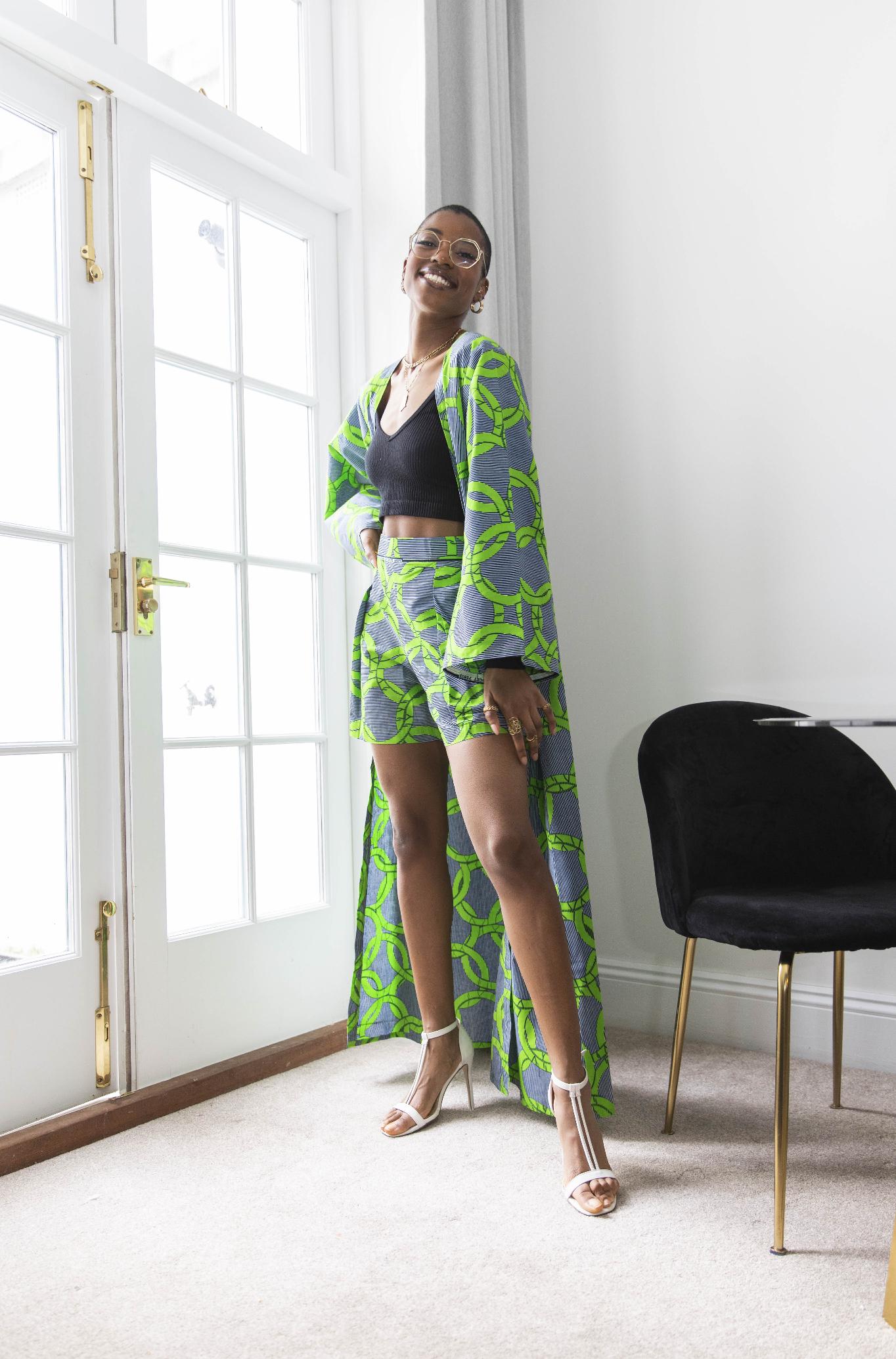 Tembiso African Print Kaftan