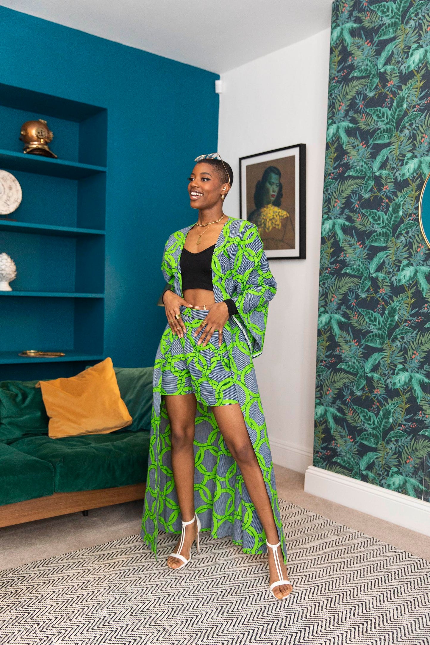 Tembiso African Print Kaftan