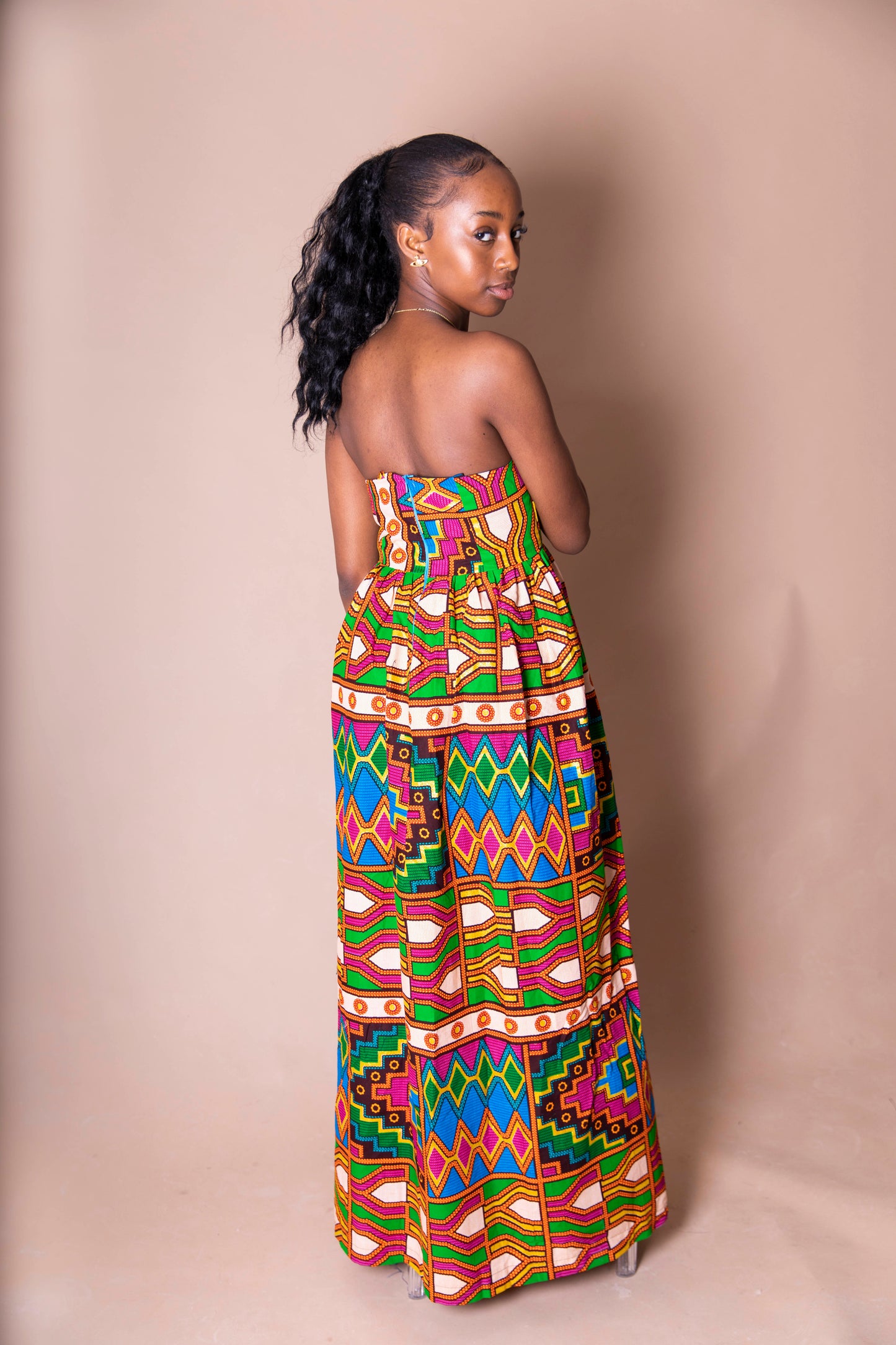 Casa African Print Dress