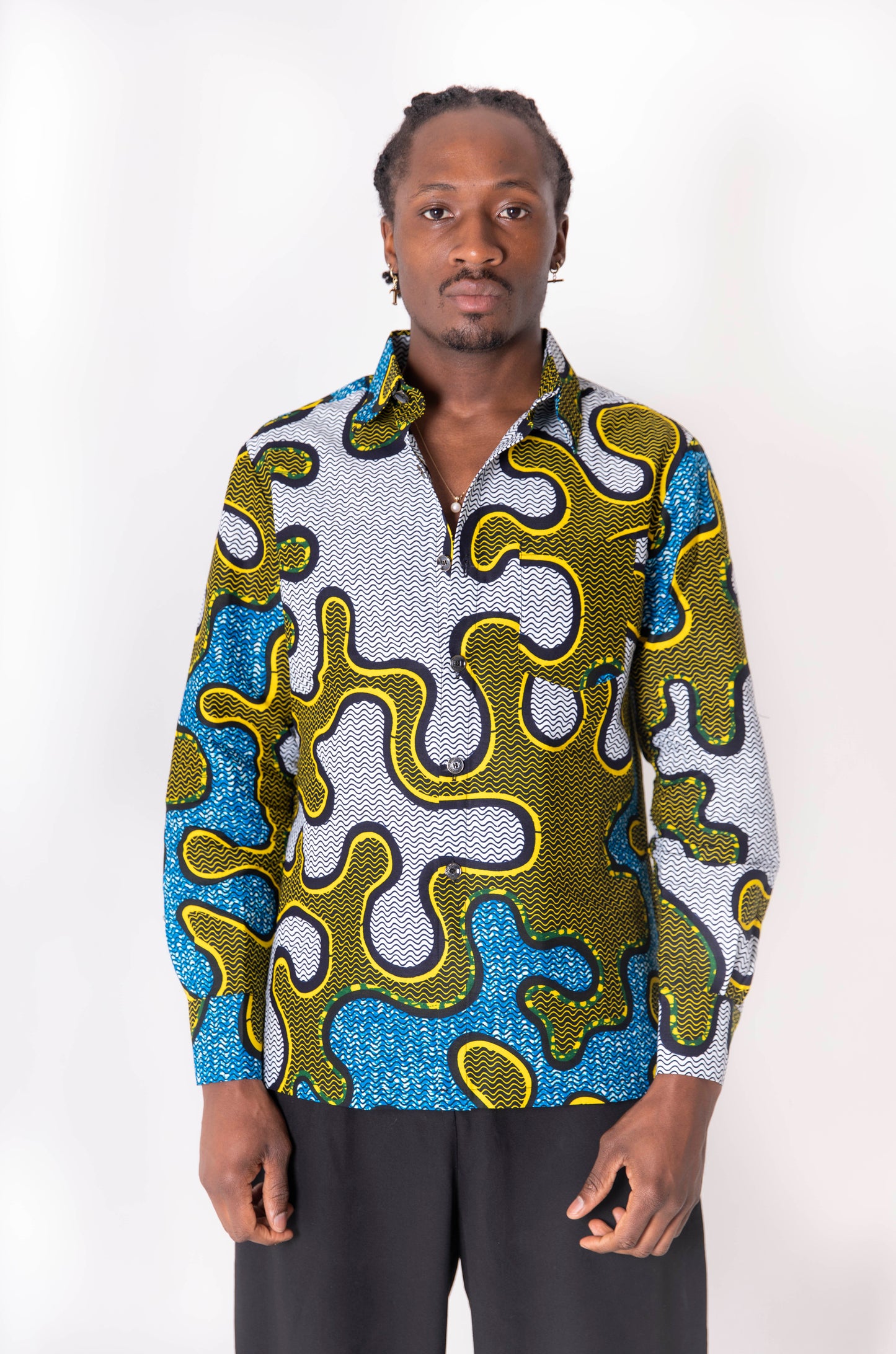 Kayan African Print Shirt