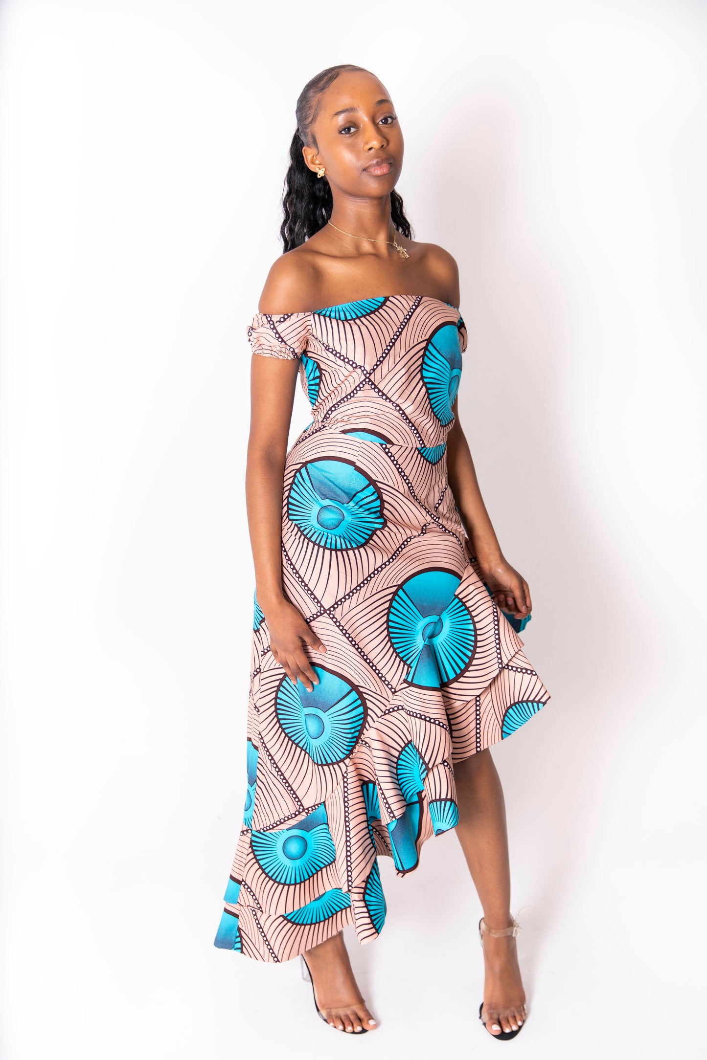 Rela African Print Dress