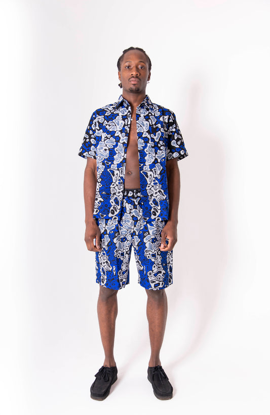 Tondri African Print Shorts