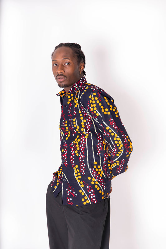 Tayrelle African Print Shirt
