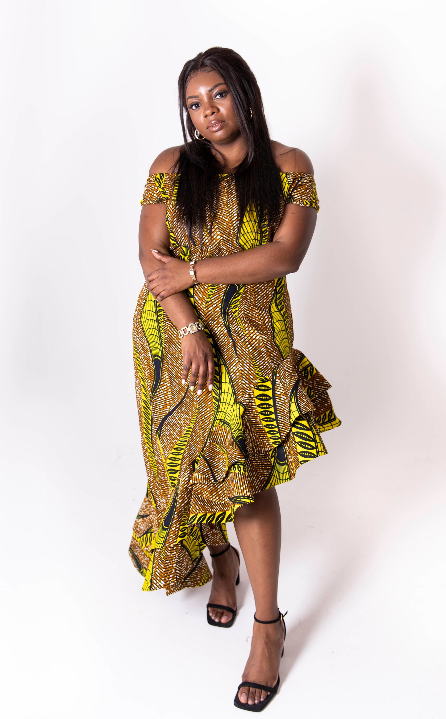 Chi African Print Dress