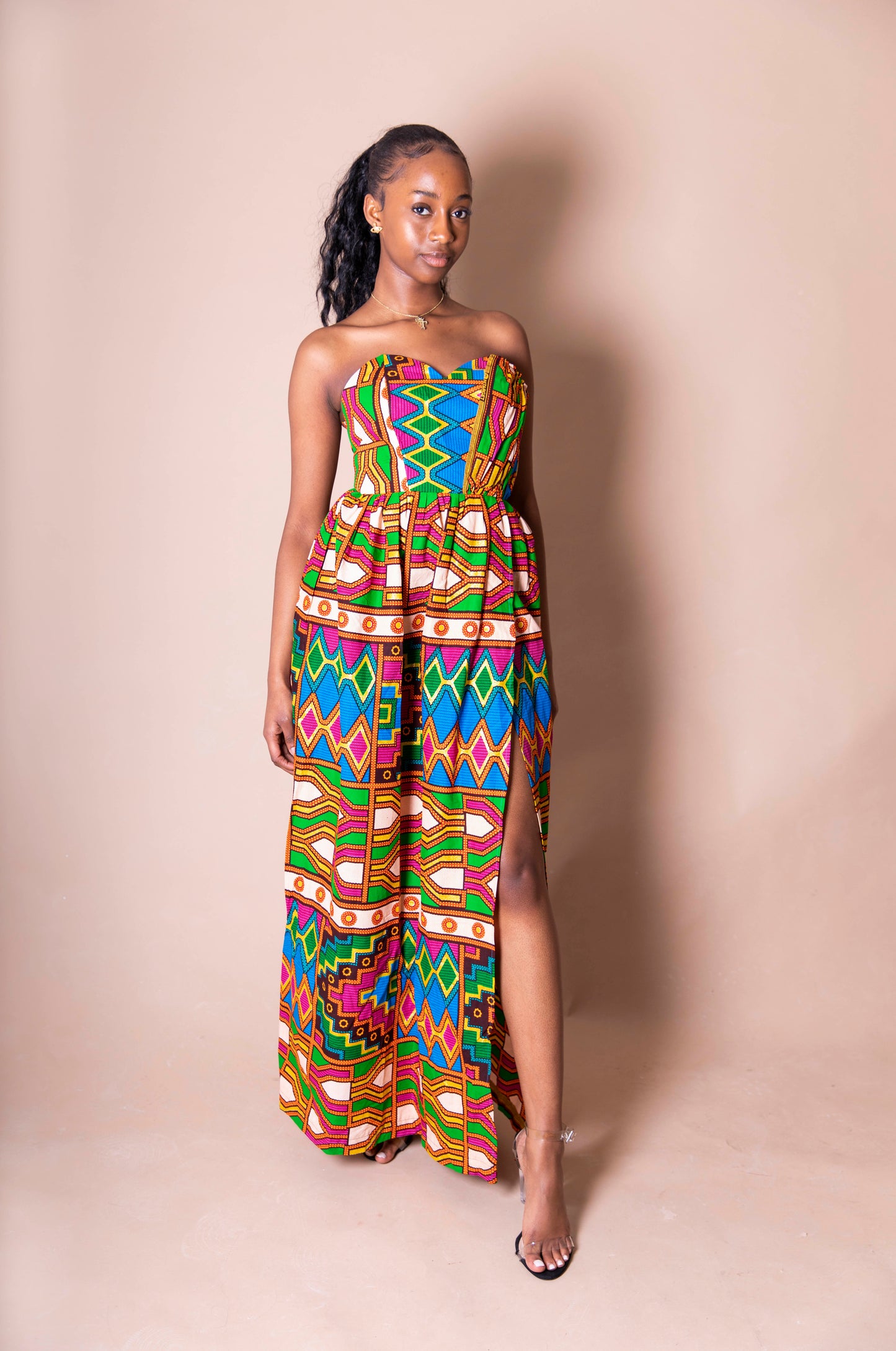 Casa African Print Dress