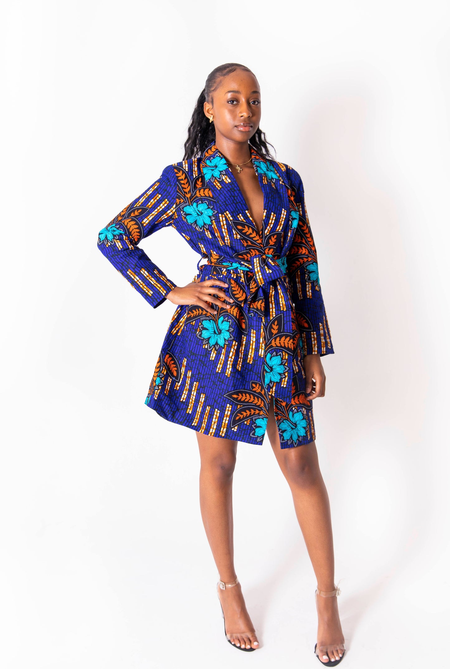 Michela African Print Jacket