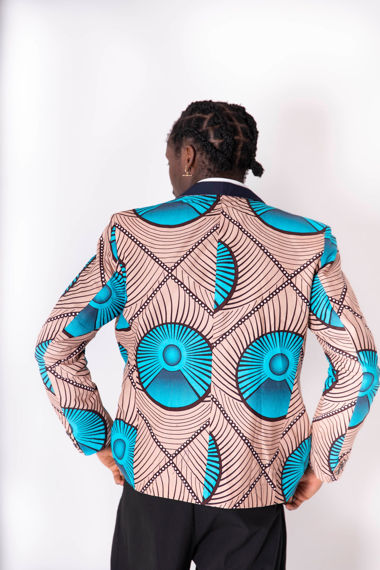 Olamide Men's African Print Blazer