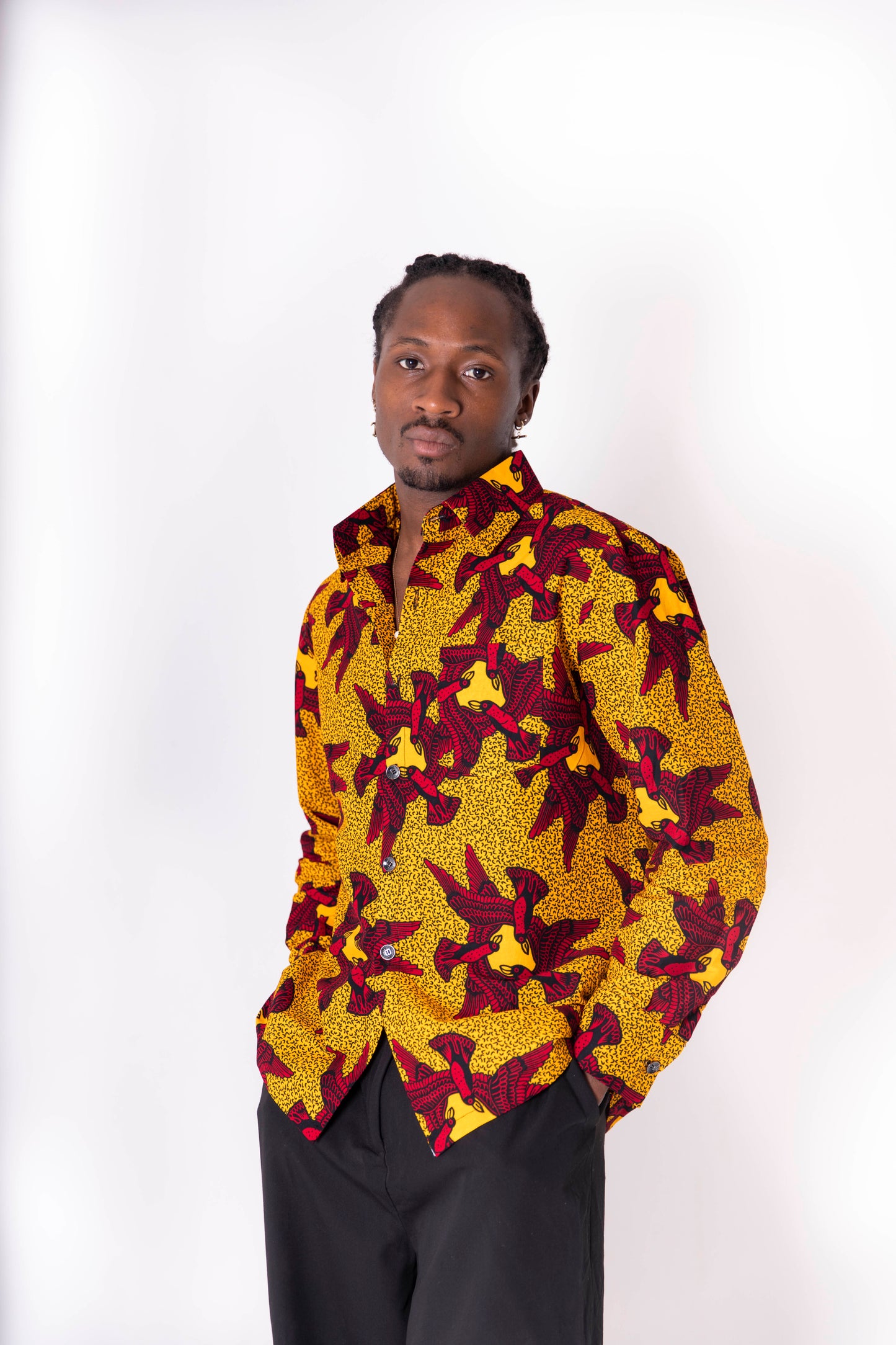 Jay African Print Shirt