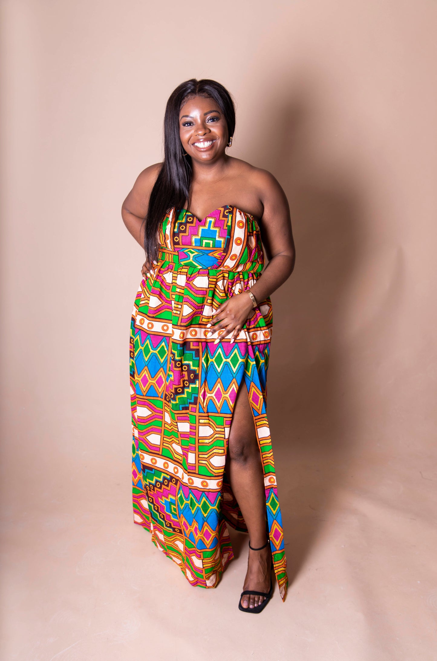 Casa African Print Dress