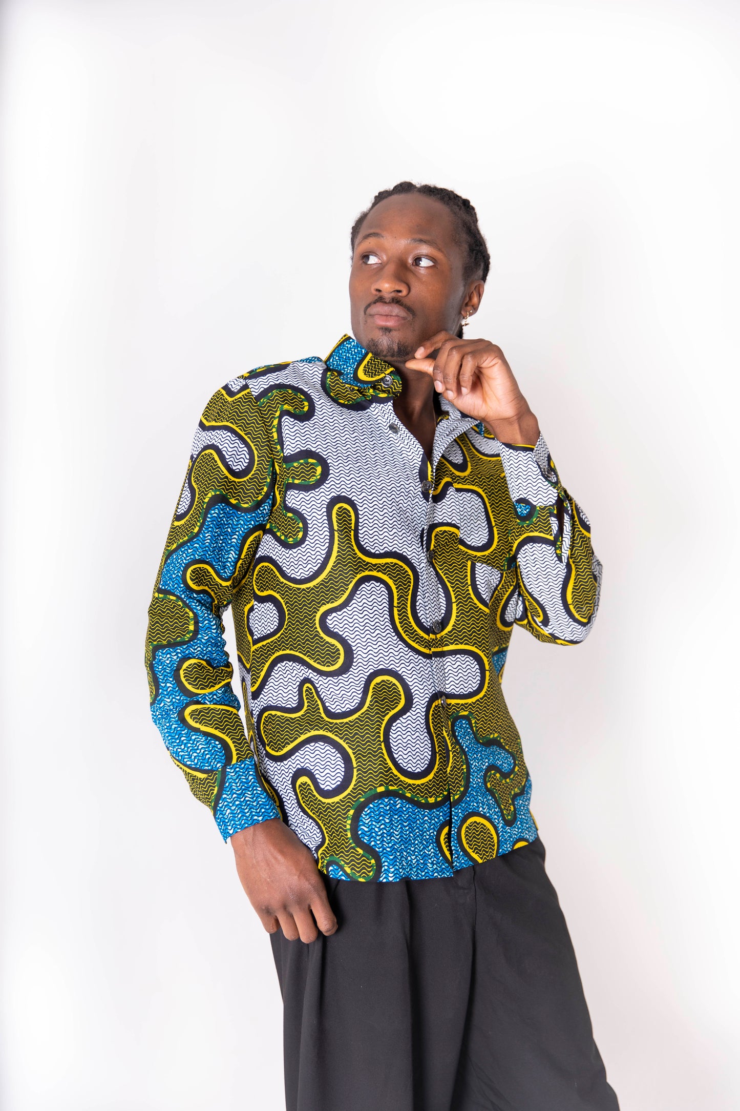 Kayan African Print Shirt