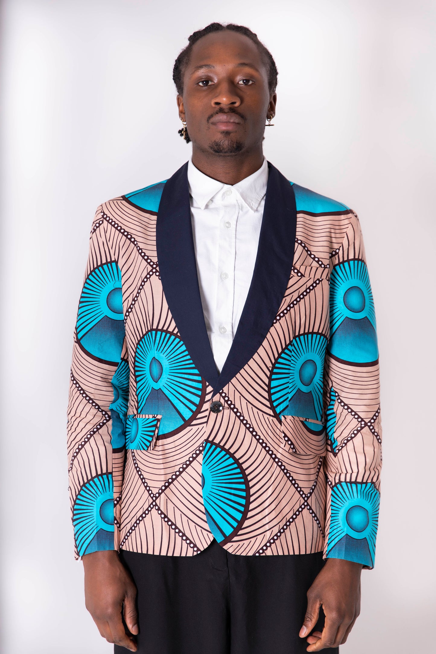 Olamide Men's African Print Blazer