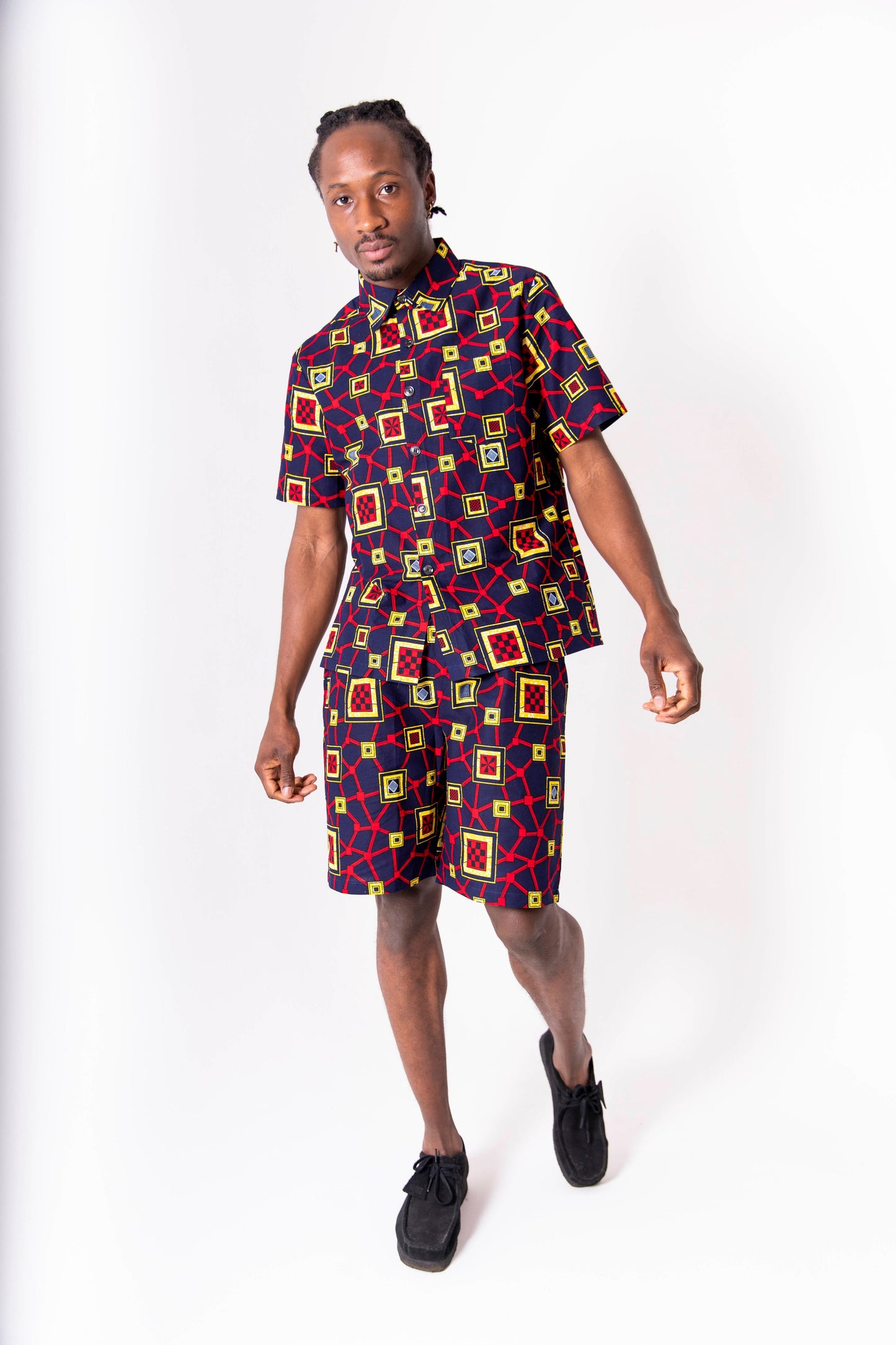 Adi African Print Shorts