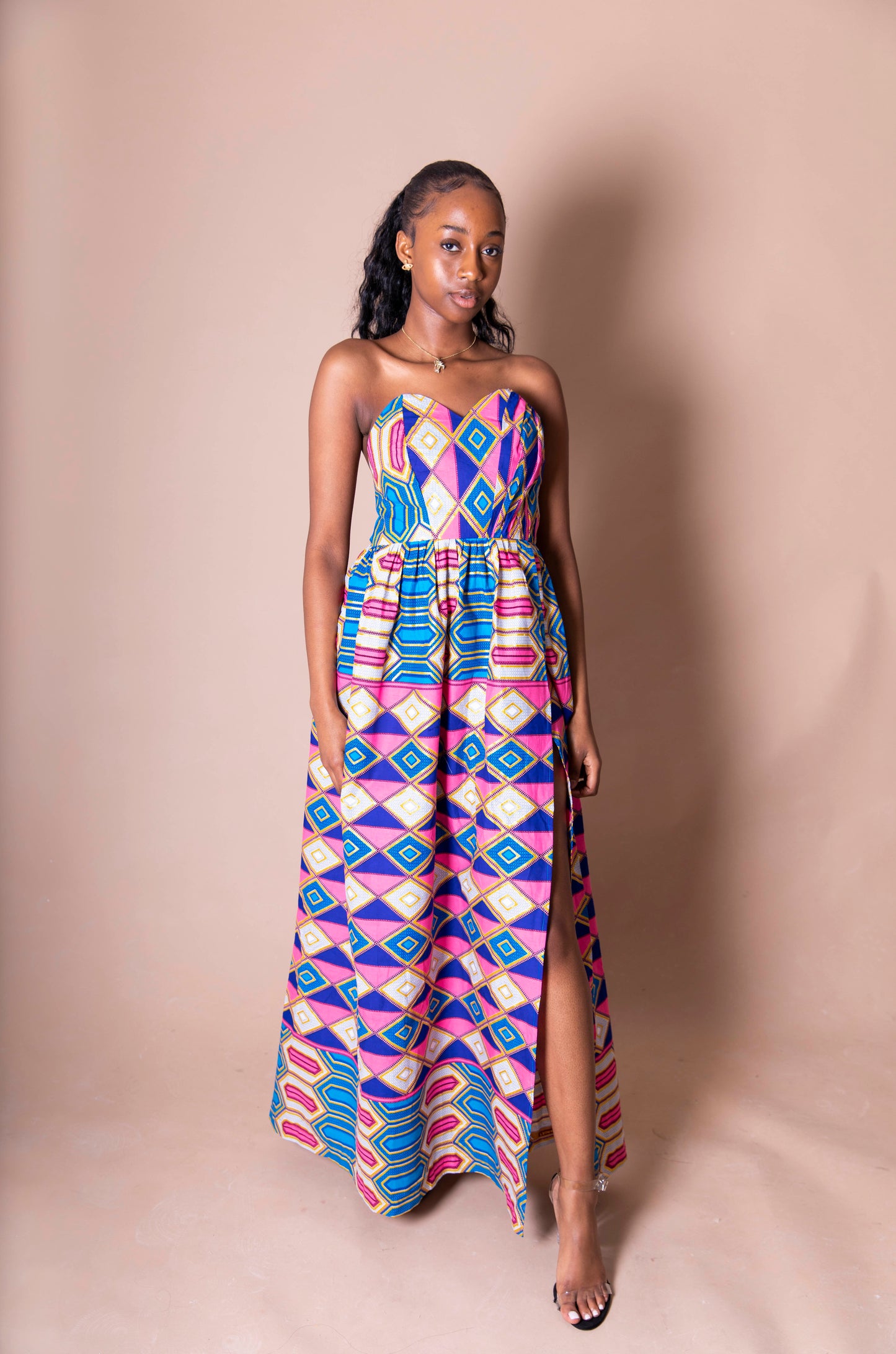 Sasha African Print Dress