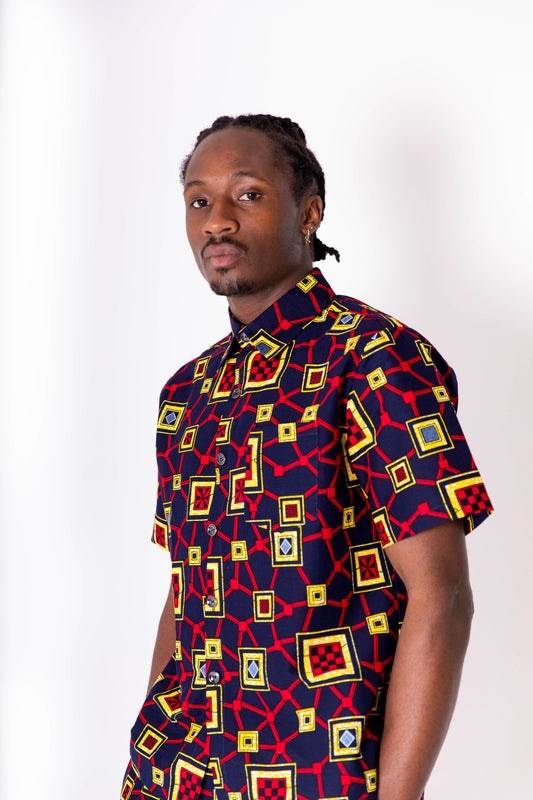 Adi African Print Shirt