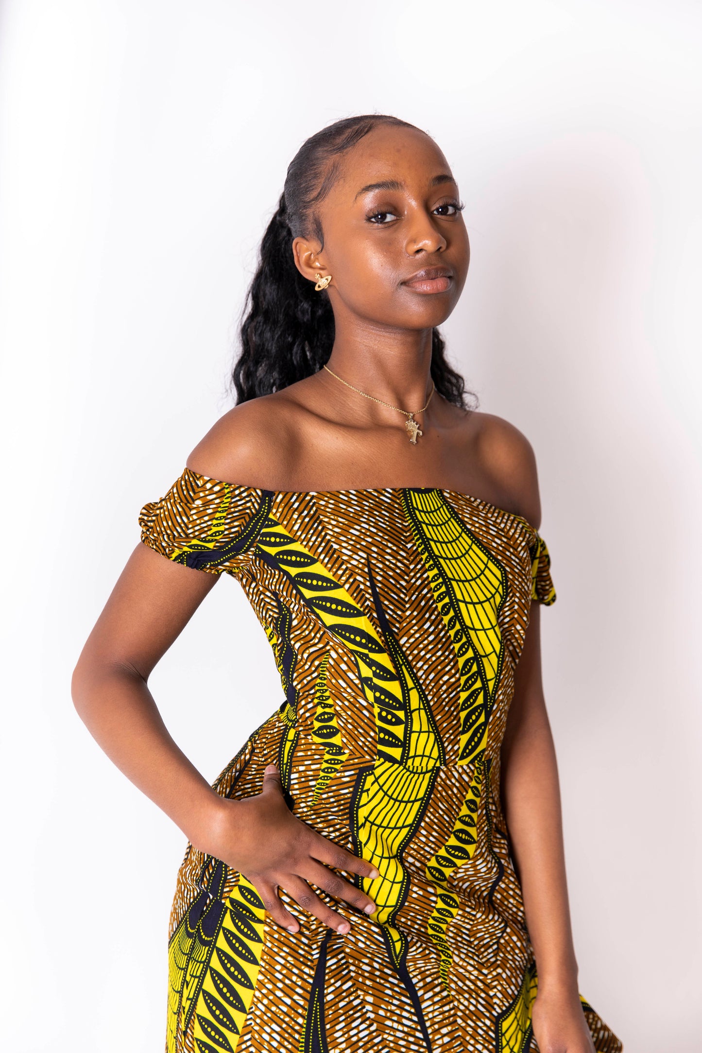 Chi African Print Dress