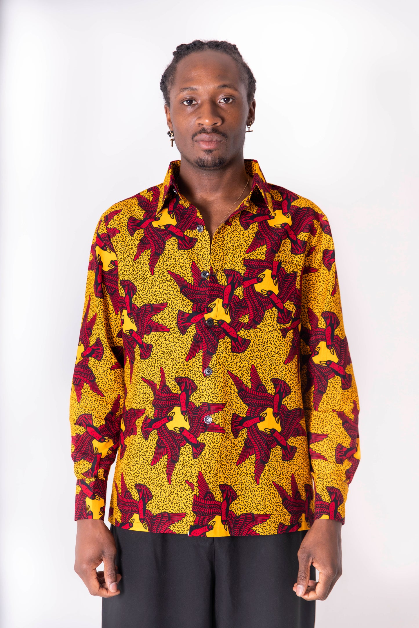 Jay African Print Shirt